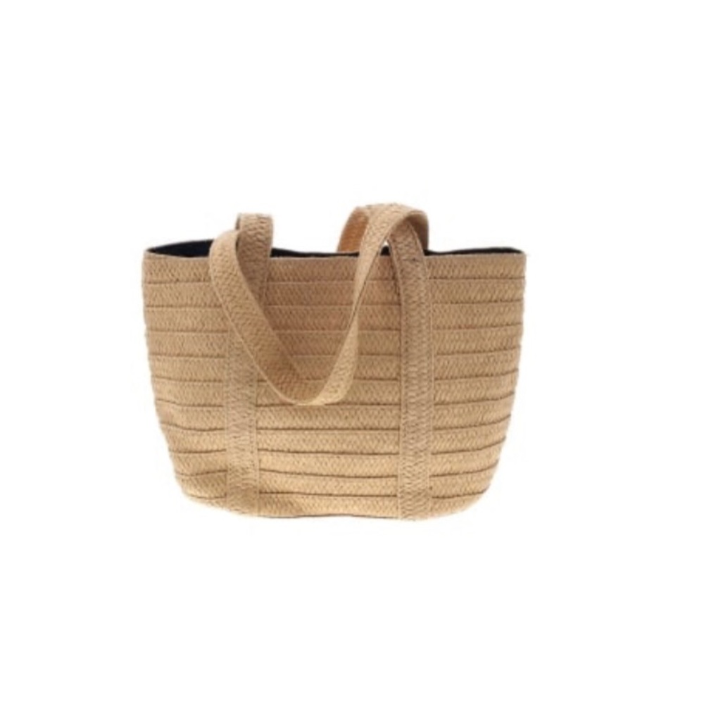 Draper James Woven Raffia Shoulder Tote
